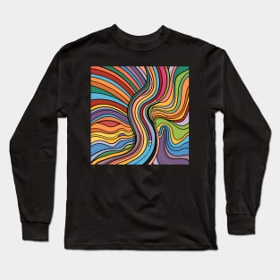 Abstract Chromatics Long Sleeve T-Shirt